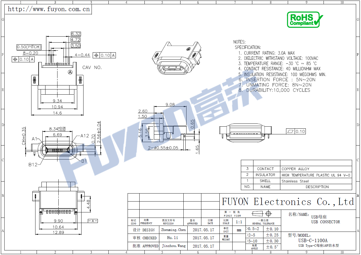 USB-C-1100A