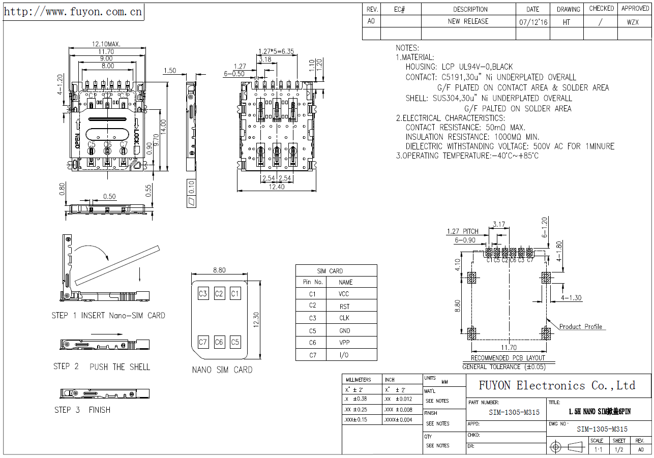 SIM-1305-M315